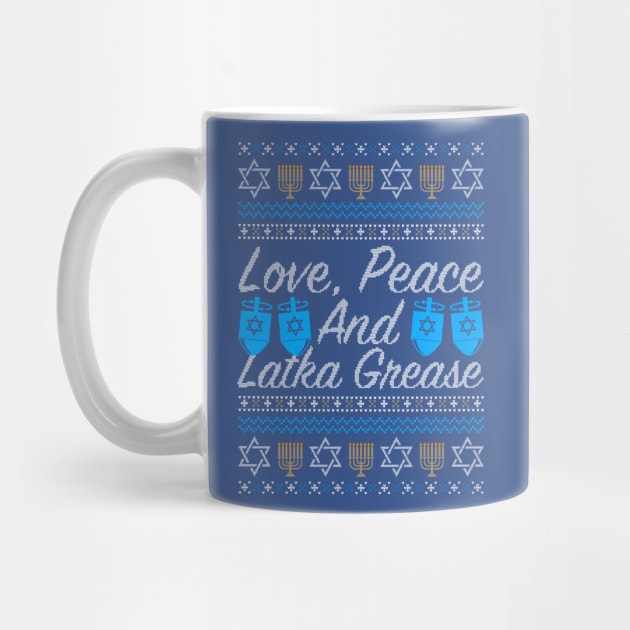 Love, Peace And Latka Grease by SpacemanTees